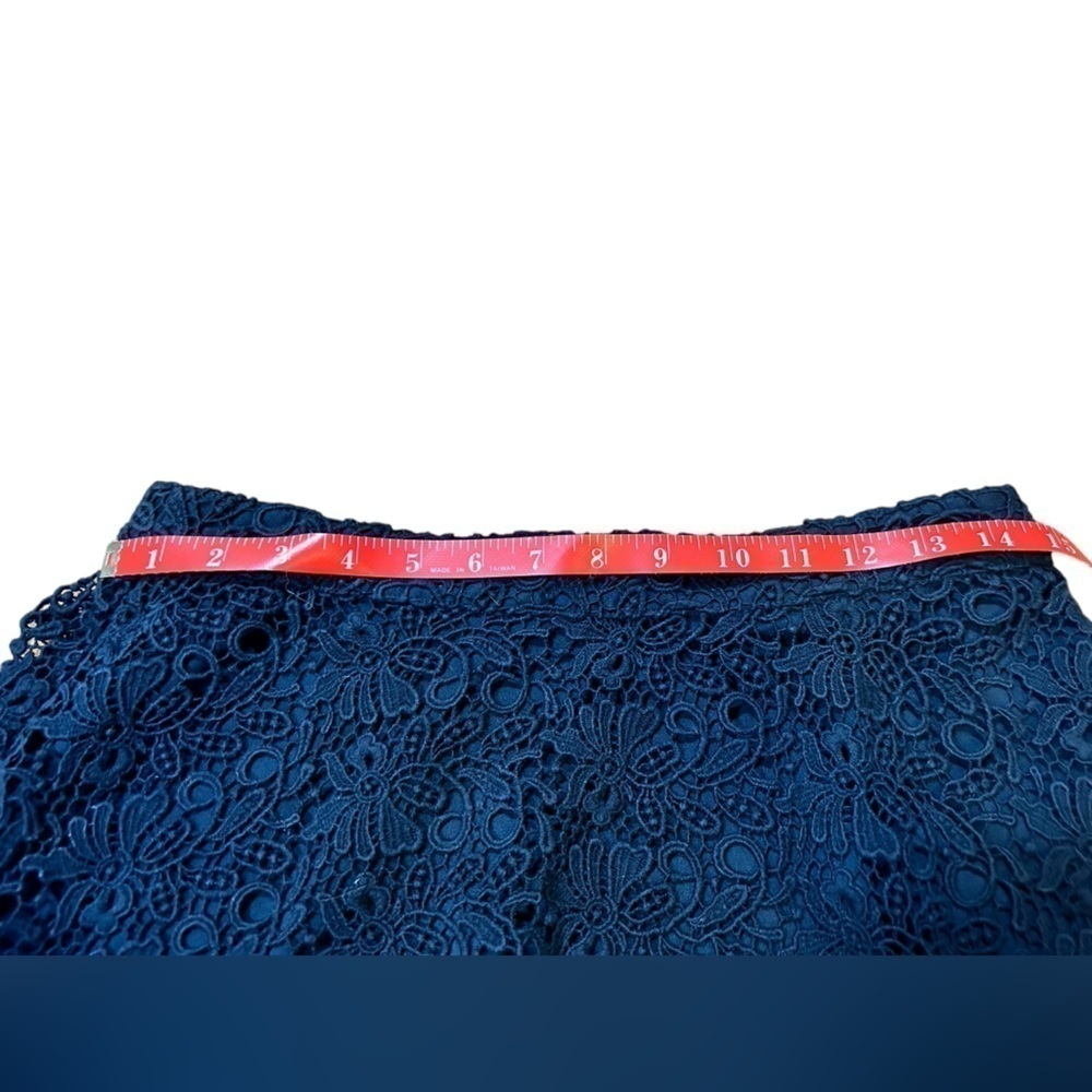 Club Monaco Navy Lace Skater Skirt Sz. 6 - Picture 6 of 8